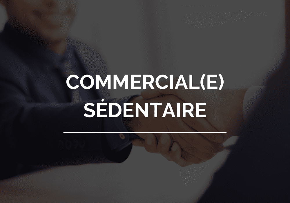 Offre d'emploi Commercial sédentaire H/F